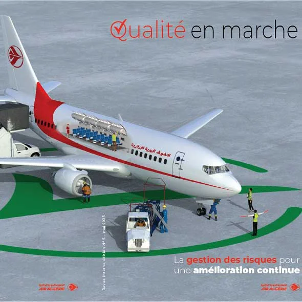 Étude de Cas : Création du Magazine “Qualité en Marche” pour Air Algérie